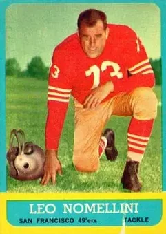 1963 Topps #143 - Leo Nomellini - San Francisco 49ers