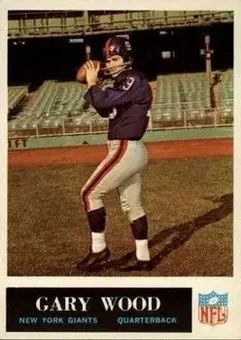 1965 Philadelphia #125 - Gary Wood - New York Giants