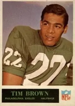 1965 Philadelphia #130 - Tim Brown - Philadelphia Eagles