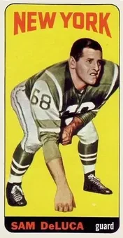 1965 Topps #113 - Sam DeLuca - New York Jets 1965 Topps #113 - Sam DeLuca - New York Jets