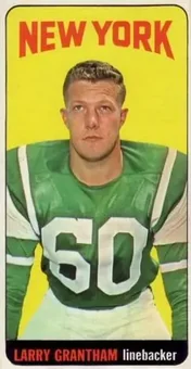1965 Topps #114 - Larry Grantham - New York Jets