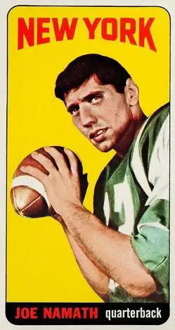 1965 Topps #122 - Joe Namath - New York Jets