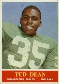 1964 Philadelphia #132 - Ted Dean - Philadelphia Eagles