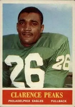 1964 Philadelphia #135 - Clarence Peaks - Philadelphia Eagles - Front