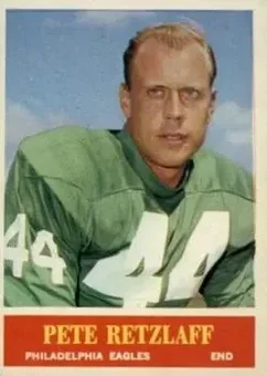 1964 Philadelphia #136 - Pete Retzlaff - Philadelphia Eagles 1964 Philadelphia #136 - Pete Retzlaff - Philadelphia Eagles