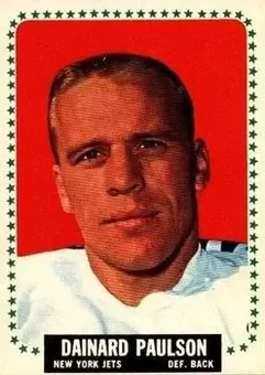 1964 Topps #122 - Dainard Paulson - New York Jets