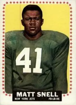 1964 Topps #125 - Matt Snell - New York Jets