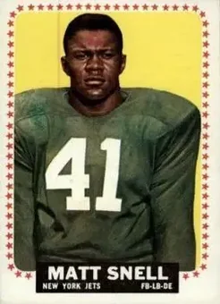 1964 Topps #125 - Matt Snell - New York Jets 1964 Topps #125 - Matt Snell - New York Jets