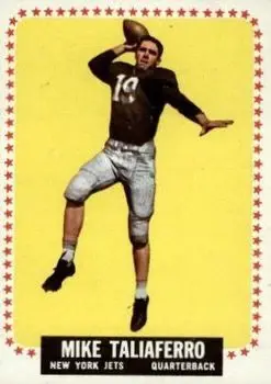 1964 Topps #126 - Mike Taliaferro - New York Jets
