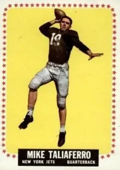 1964 Topps #126 - Mike Taliaferro - New York Jets