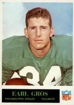 1965 Philadelphia #133 - Earl Gros - Philadelphia Eagles