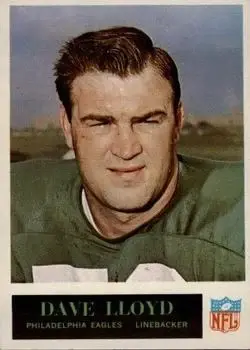 1965 Philadelphia #134 - Dave Lloyd - Philadelphia Eagles