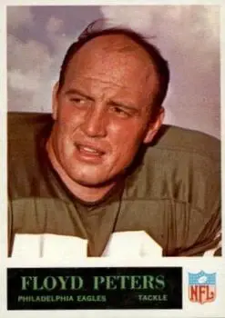 1965 Philadelphia #135 - Floyd Peters - Philadelphia Eagles - Front