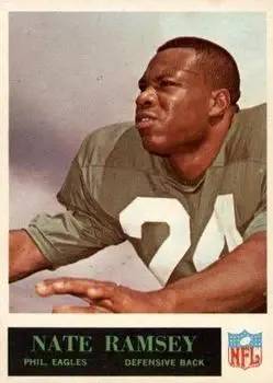1965 Philadelphia #136 - Nate Ramsey - Philadelphia Eagles