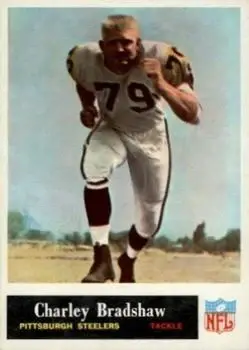 1965 Philadelphia #144 - Charley Bradshaw - Pittsburgh Steelers