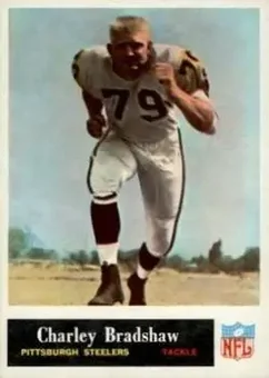 1965 Philadelphia #144 - Charley Bradshaw - Pittsburgh Steelers