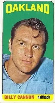 1965 Topps #134 - Billy Cannon - Oakland Raiders