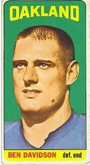 1965 Topps #137 - Ben Davidson - Oakland Raiders