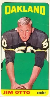 1965 Topps #145 - Jim Otto - Oakland Raiders