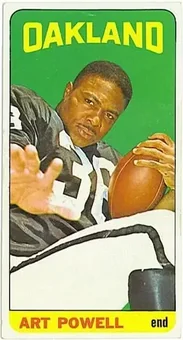 1965 Topps #146 - Art Powell - Oakland Raiders