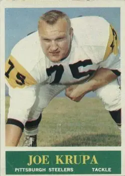 1964 Philadelphia #145 - Joe Krupa - Pittsburgh Steelers - Front