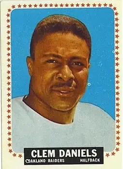 1964 Topps #136 - Clemon Daniels - Oakland Raiders