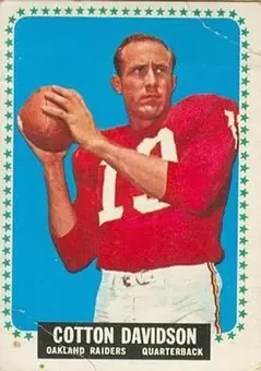 1964 Topps #137 - Cotton Davidson - Oakland Raiders