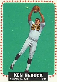 1964 Topps #141 - Ken Herock - Oakland Raiders 1964 Topps #141 - Ken Herock - Oakland Raiders