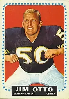 1964 Topps #148 - Jim Otto - Oakland Raiders