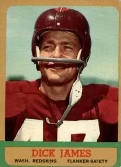 1963 Topps #167 - Dick James - Washington Redskins