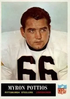 1965 Philadelphia #152 - Myron Pottios - Pittsburgh Steelers