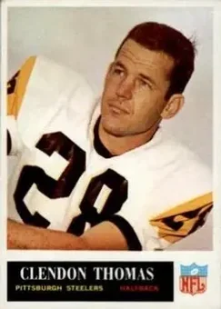 1965 Philadelphia #153 - Clendon Thomas - Pittsburgh Steelers 1965 Philadelphia #153 - Clendon Thomas - Pittsburgh Steelers