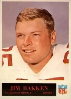 1965 Philadelphia #156 - Jim Bakken - St. Louis Cardinals