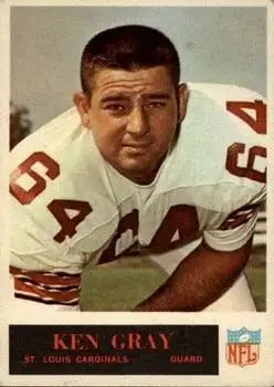1965 Philadelphia #162 - Ken Gray - St. Louis Cardinals