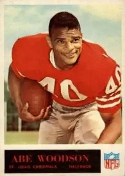 1965 Philadelphia #167 - Abe Woodson - St. Louis Cardinals - Front