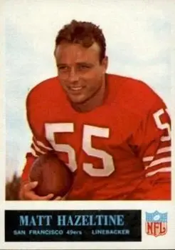 1965 Philadelphia #175 - Matt Hazeltine - San Francisco 49ers - Front