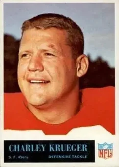 1965 Philadelphia #177 - Charlie Krueger - San Francisco 49ers