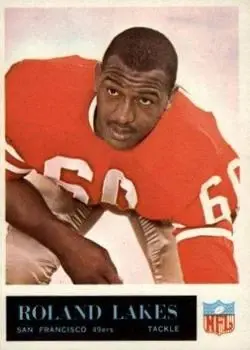 1965 Philadelphia #178 - Roland Lakes - San Francisco 49ers