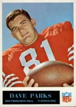 1965 Philadelphia #180 - Dave Parks - San Francisco 49ers