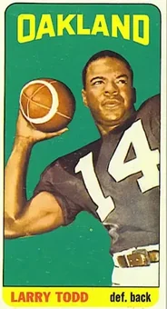 1965 Topps #151 - Larry Todd - Oakland Raiders 1965 Topps #151 - Larry Todd - Oakland Raiders