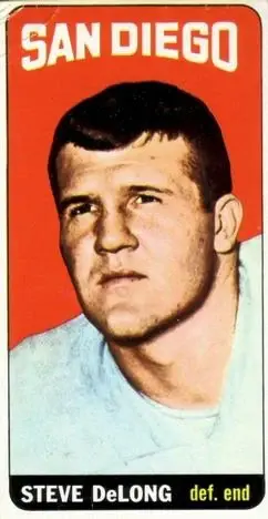 1965 Topps #157 - Steve DeLong - San Diego Chargers