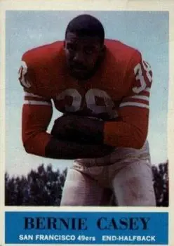 1964 Philadelphia #156 - Bernie Casey - San Francisco 49ers