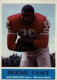 1964 Philadelphia #156 - Bernie Casey - San Francisco 49ers