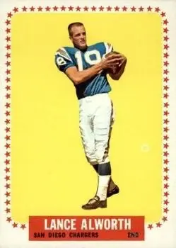1964 Topps #155 - Lance Alworth - San Diego Chargers