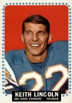 1964 Topps #164 - Keith Lincoln - San Diego Chargers