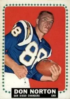 1964 Topps #169 - Don Norton - San Diego Chargers