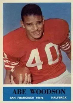 1964 Philadelphia #166 - Abe Woodson - San Francisco 49ers