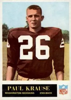 1965 Philadelphia #189 - Paul Krause - Washington Redskins