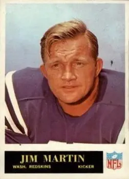 1965 Philadelphia #190 - Jim Martin - Washington Redskins - Front