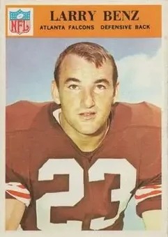 1966 Philadelphia #2 - Larry Benz - Atlanta Falcons